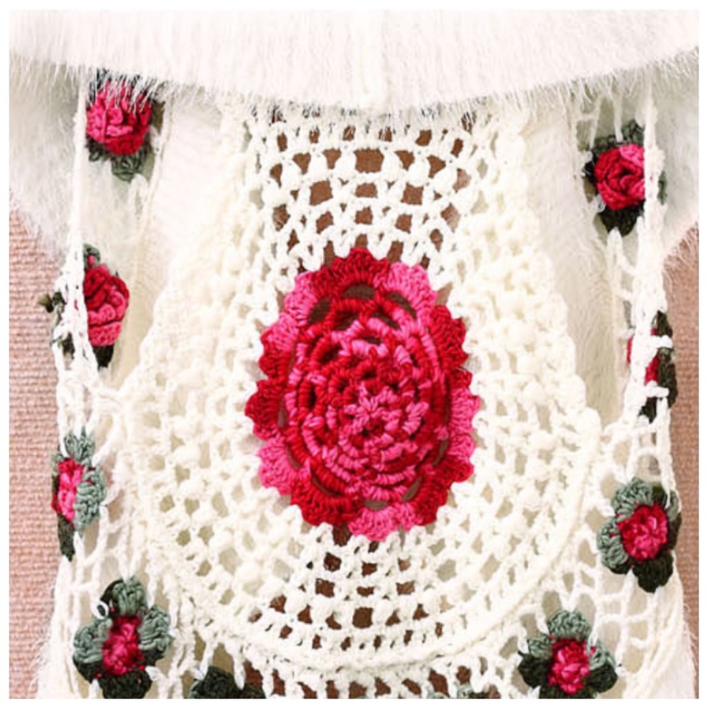 Crochet Soft Sweater Vest - Picture 10 of 12